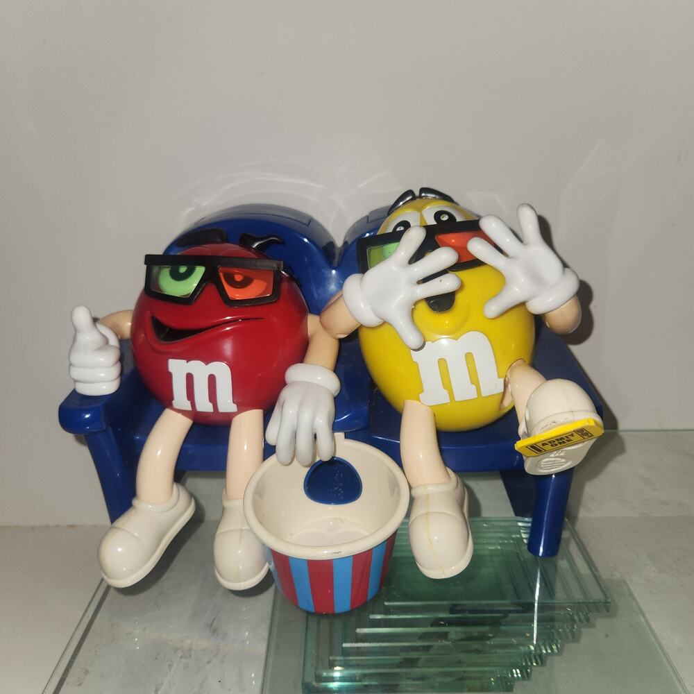 M&M's At The Movies In 3D Candy Dispenser Limited Edition Collectible MM Vintage